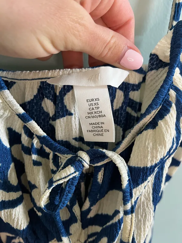 H&M Blue Midi Sundress - Image 4