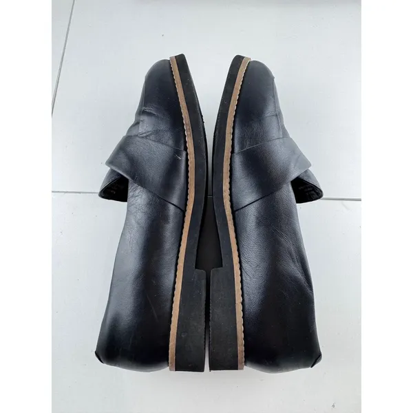 Softwalk Walsh Leather Loafers Black Comfort Slip On Minimalist Professional 9W‎ - Image 4