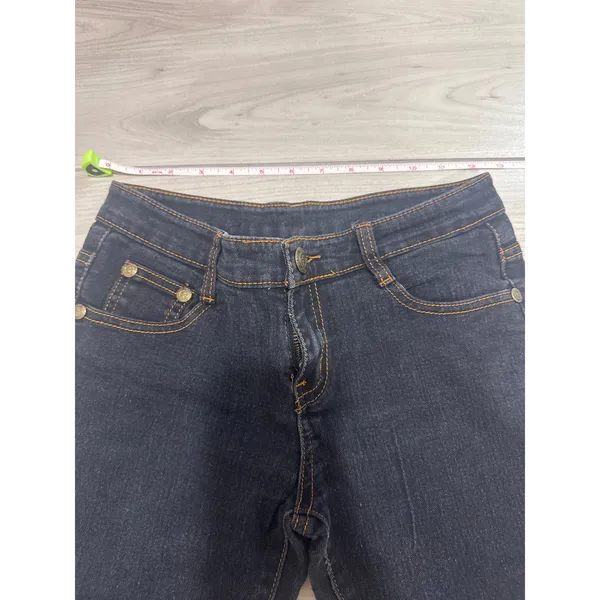 Levi Streusz & Co Lot 902 Dark Wash Denim Capri Jeans Cropped Pants Size 27 - Image 3
