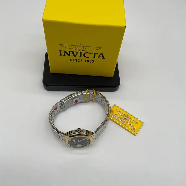 Invicta‎ Wildflower 48233 Womens 32mm Two Tone Stainless Steel Black Dial Watch - Image 2