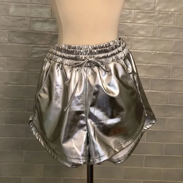 Silver Women's Shorts - Image 2