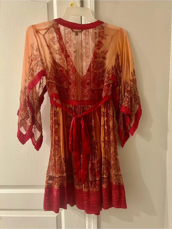 Chaudry Anthropologie Beaded With Slip Dress - Image 6