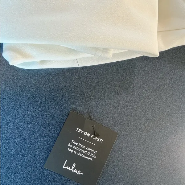 Lulu's White One Shoulder Dress‎ - Image 5