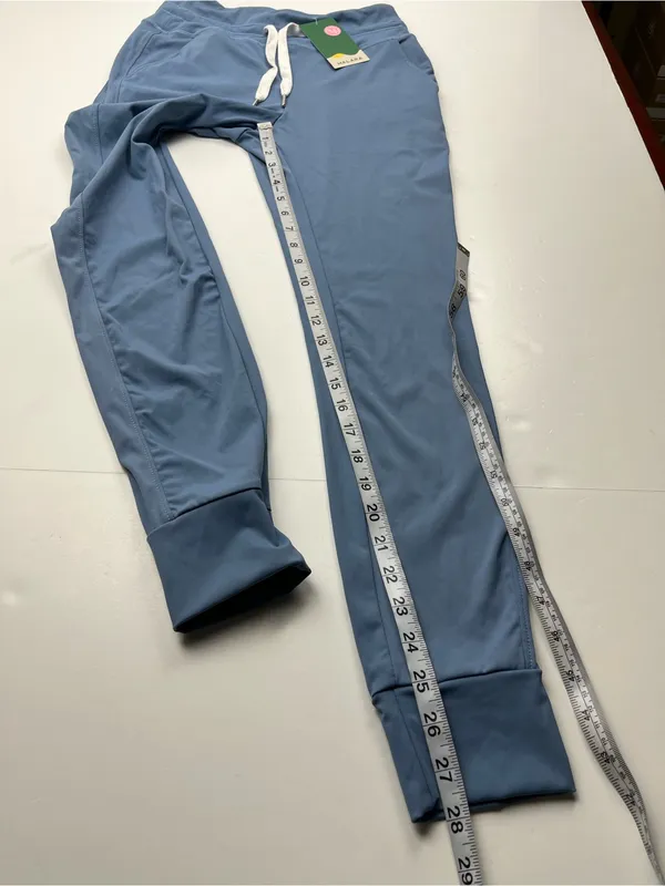 Halara Maya Blue High‎ Wasted Women's Small Joggers Pull-on Stretch Pockets NEW - Image 5