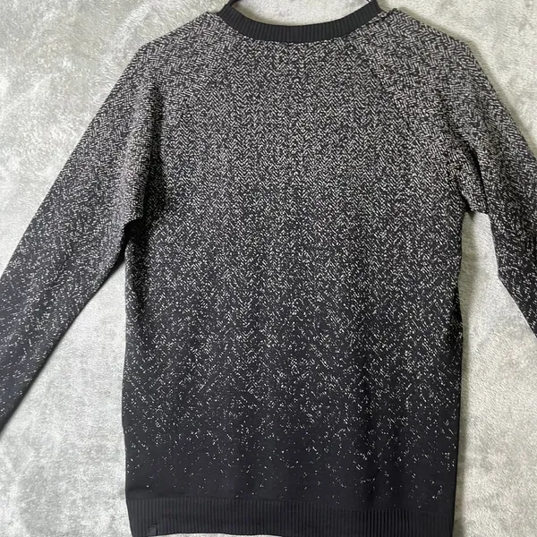 Lululemon Rest Less Pullover Black‎ Speckled Athletic Running Top Black Size 6 - Image 5