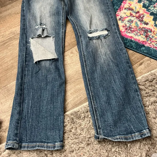 Risen‎ distressed jeans size 3/26 Blue - Image 2
