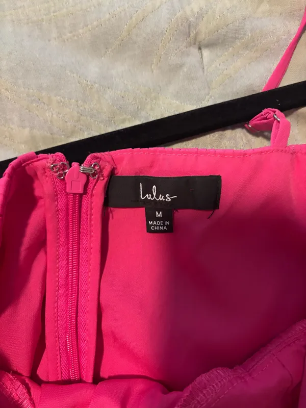 Lulus Hot Pink Dress - Image 3