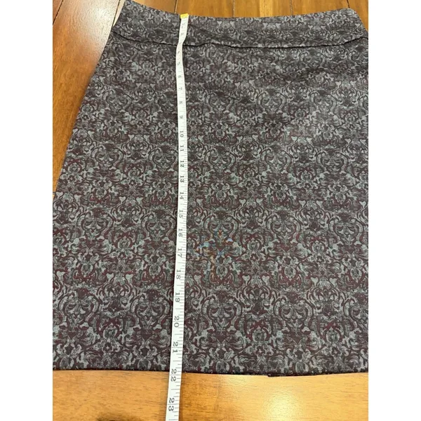 Banana Republic Margaret M Women’s Skirt Bundle Size L Gray Print 2 Piece Lot - Image 6