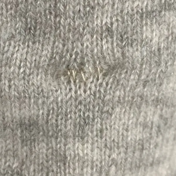 Vince Cashmere Sweater Boatneck Split Hem Light Gray Neutral Cozy Womens Large - Image 3
