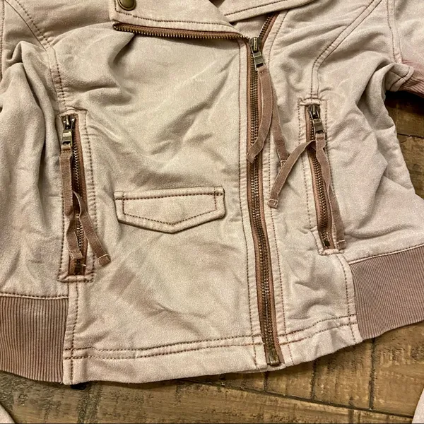 ANTHRO‎ Marrakech Suede Moto Jacket - Image 6