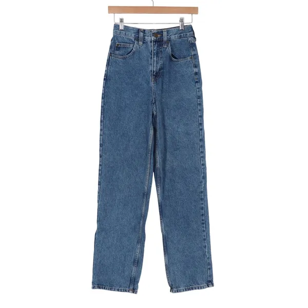 BDG Urban Outfitters Modern Boyfriend Jeans Medium Wash Blue W24 L32 High Rise - Image 2