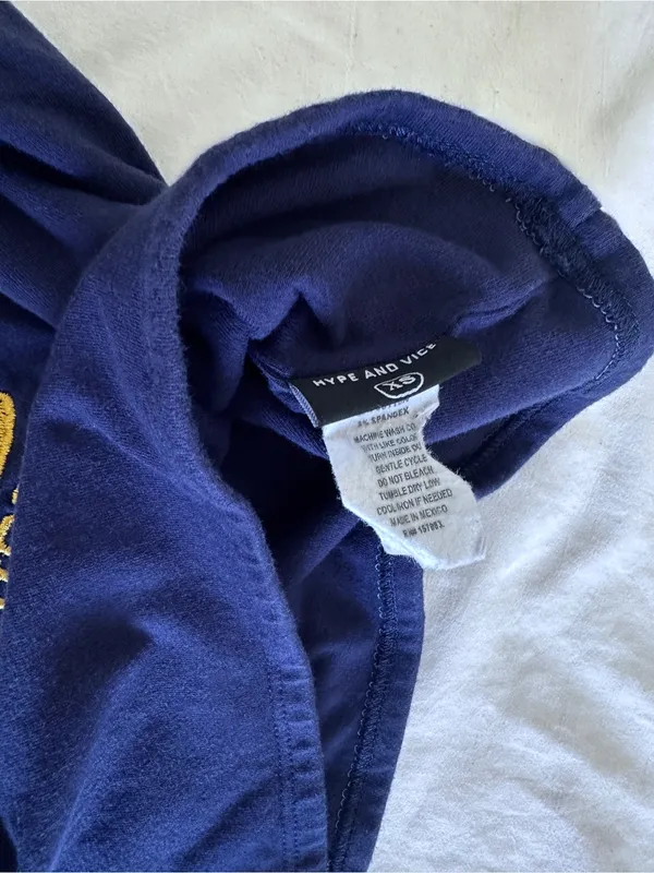 Hype & Vice UCSB Tube Top - Navy - XS - Image 6