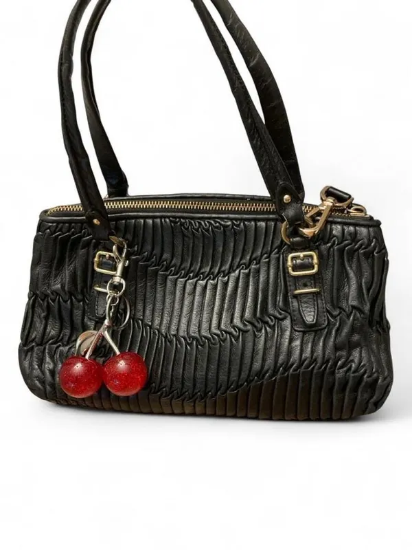 NWOT Red Cherry Keychain Bag Charm - Image 5