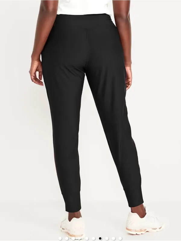 Old Navy High Rise PowerSoft Full-Length Front Pocket Active Jogger Go-Dry M - Image 5