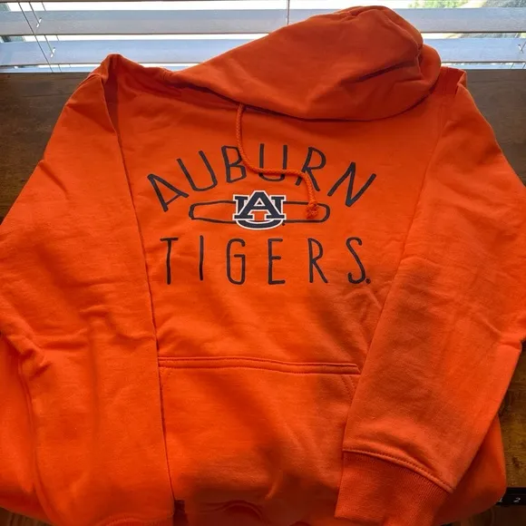 Blue 84 Auburn Tigers Orange Hoodie - Image 2