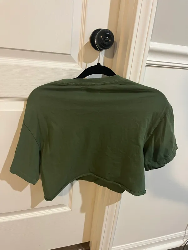 texas crop top Green Size M - Image 2