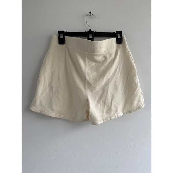 Peter Millar Cream Lounge Shorts Athletic Sweat Shorts‎ Women's Size M flaw - Image 3