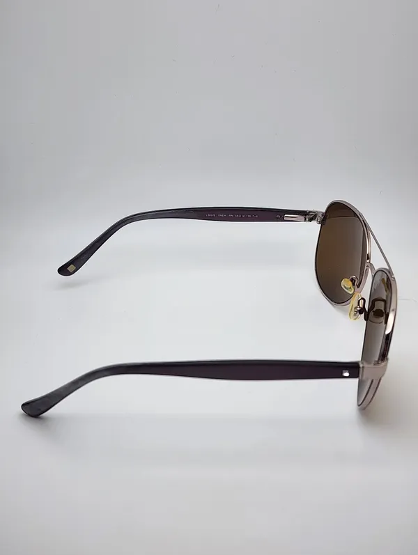 Liz Claiborne Silver & Purple Aviator Sunglasses - Image 8