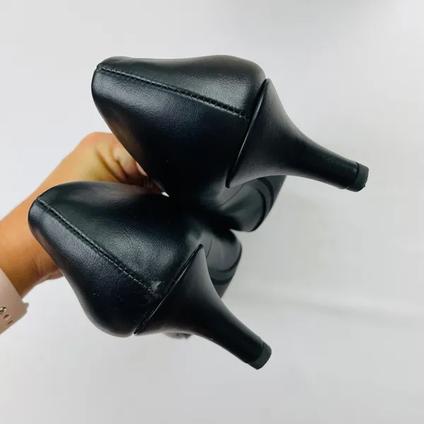 A New Day Women's Jinny Round Toe Heeled Pumps – Black Size 6.5 - Image 7
