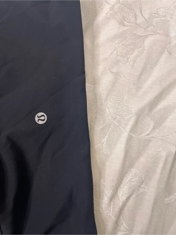 lululemon athletica Black Capri Leggings with Laser-Cut Hem - Image 5