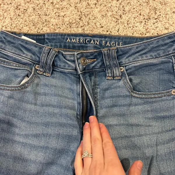 ‼️American Eagle Super High-Waisted Baggy Wide-Leg Jean‼️ - Image 4