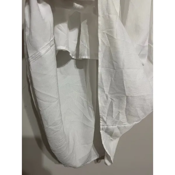 Princess Polly Dion Maxi Skirt White Tiered Peasant Smocked Waist Size 6 - Image 4