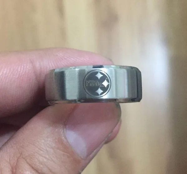 Silver stainless steel Pittsburgh Steelers Ring - Image 5