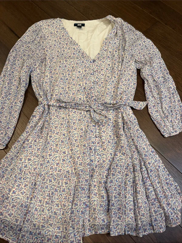 PAIGE Marlyn Belted Dress Exclusive Size 10 - C30-144 - Image 5