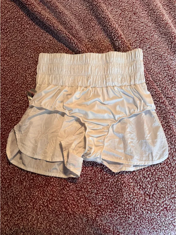 Free People Movement White Way The Home Shorts - Image 5