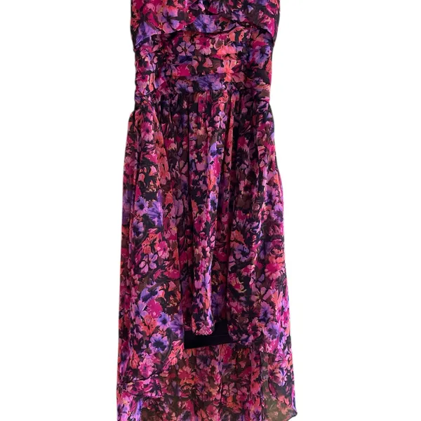 Charlotte Russe XS Floral Asymmetrical Hem Dress – Size XS - Image 6