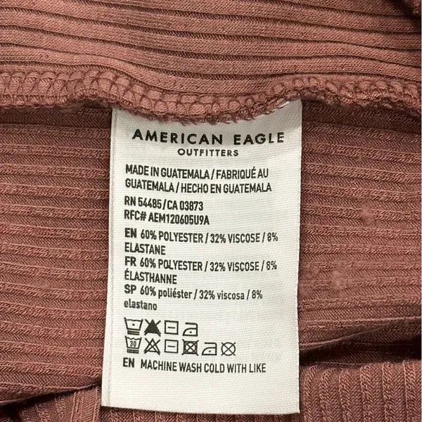 American Eagle mauve pink small tube top - Image 2
