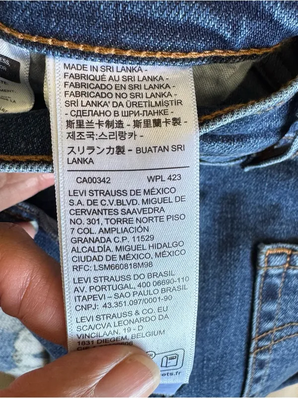 Levi’s Ribcage‎ Straight Leg Jeans Size 26 Medium Wash High Rise Denim - Image 7