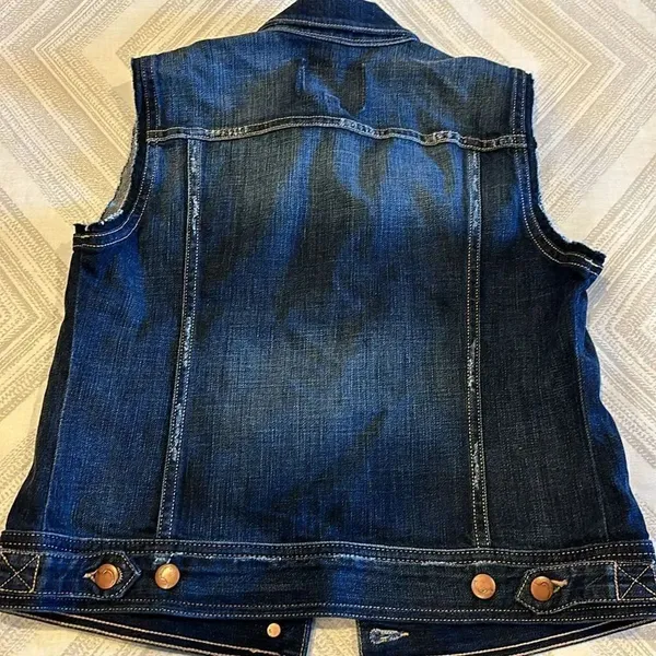 Joe’s Jeans Women’s Denim Distressed Vest - Image 7
