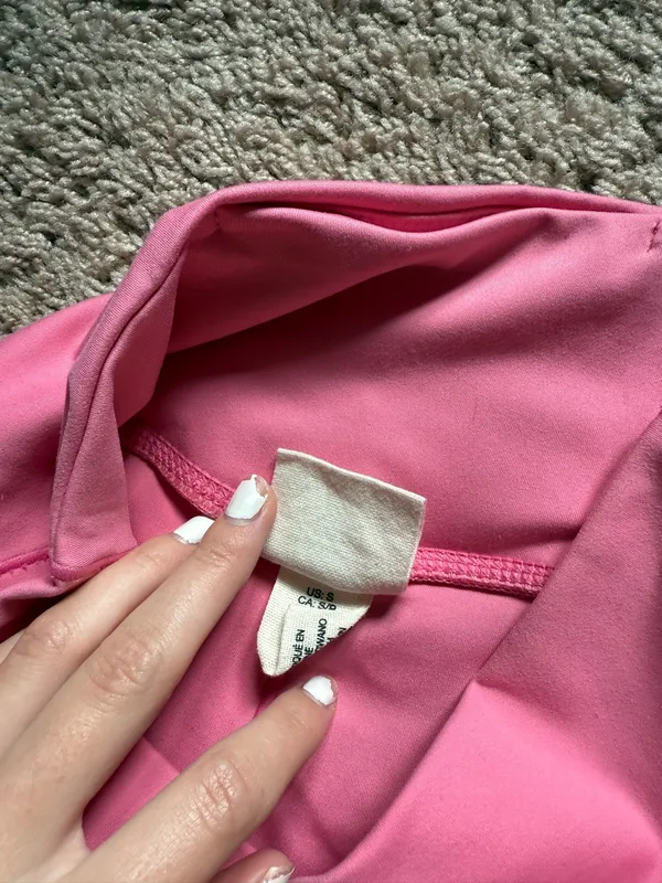 Athletic cross band shorts Pink - Image 3