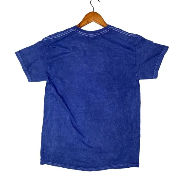 Nirvana Vintage Style Smile Back Short Sleeve Unisex T Shirt Crew Neck M Blue - Image 6