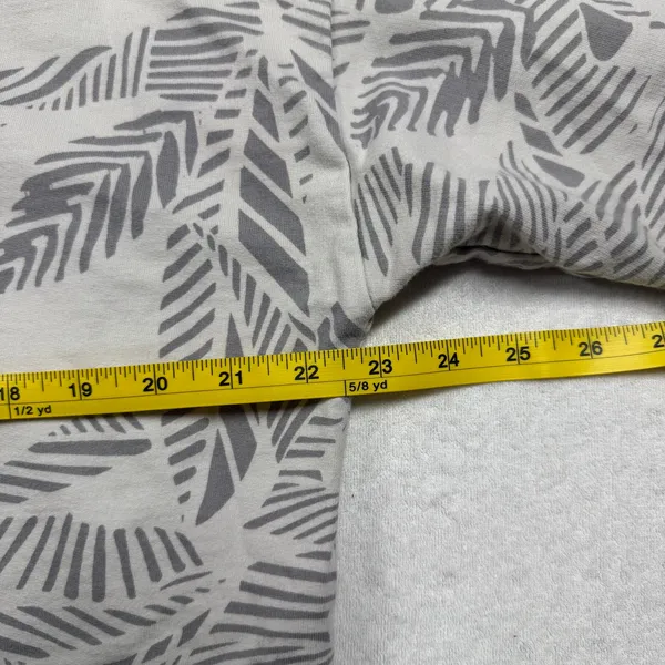 Aerie Palm Print Hoodie Gray White Lightweight Women’s Small Oversized - Image 6