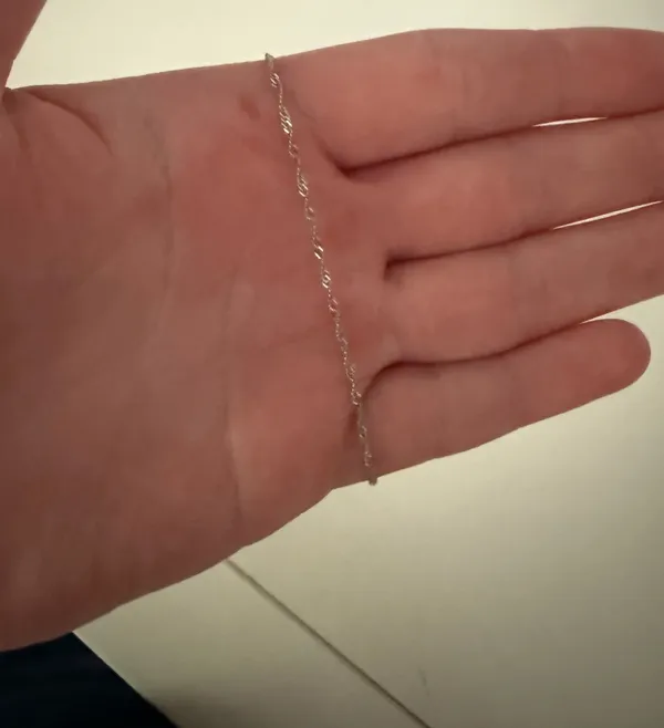 Caitlyn Minimalist Necklace Silver - Image 4