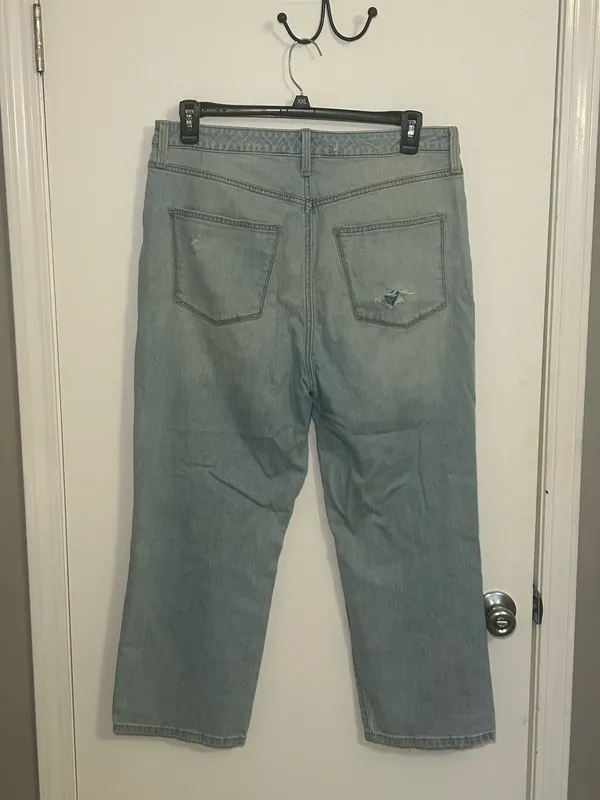 Universe Thread Wide Leg baggy ripped jeans - Image 2