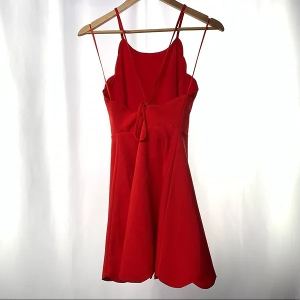 Lulus Play‎ On Curves Backless Dress in Red Size Medium - Image 5