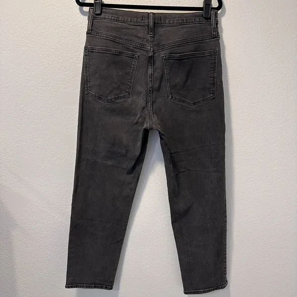 Madewell Women's Size-30 Black Wash Classic‎ Straight Leg Jeans - Image 13