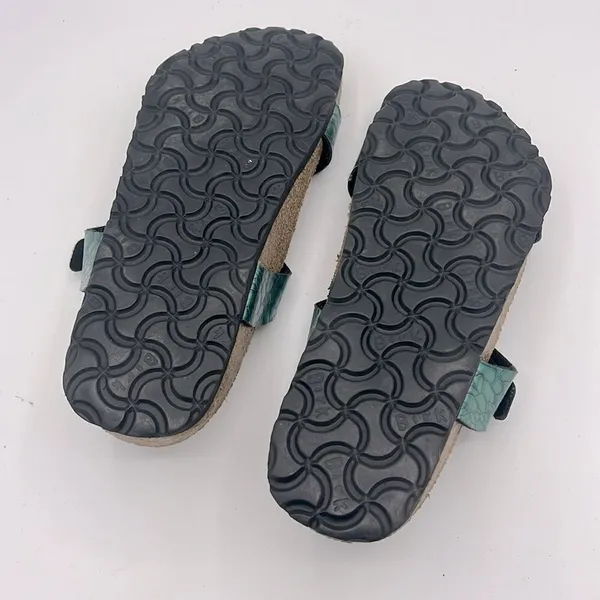 Birkenstock birkis sylt birko flor turquoise sandal - Image 4