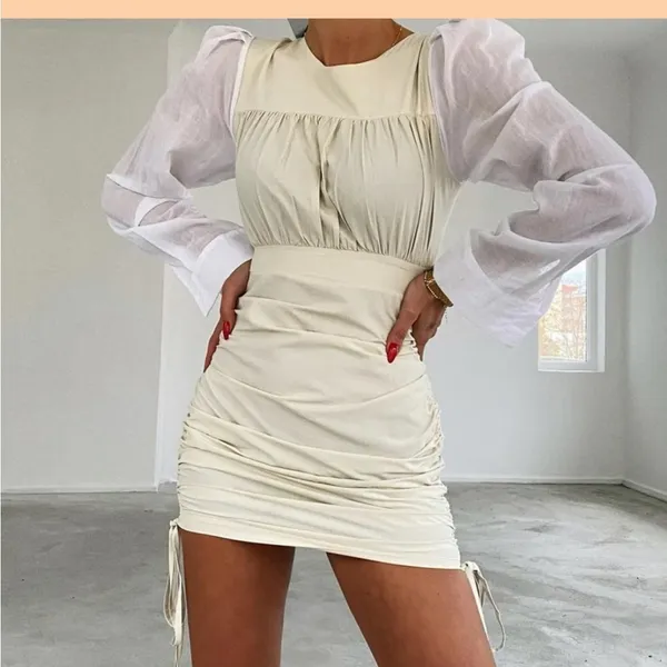 Revolve Coastal cowgirl Piral cream mini dress - Image 2