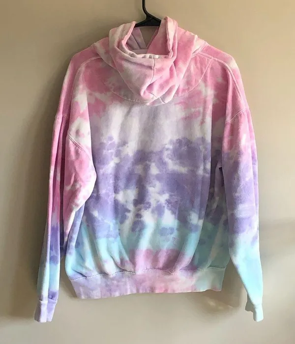 Colortone Bills Mafia Pastel Tie Dye Hooded Sweatshirt Size Large - Image 2