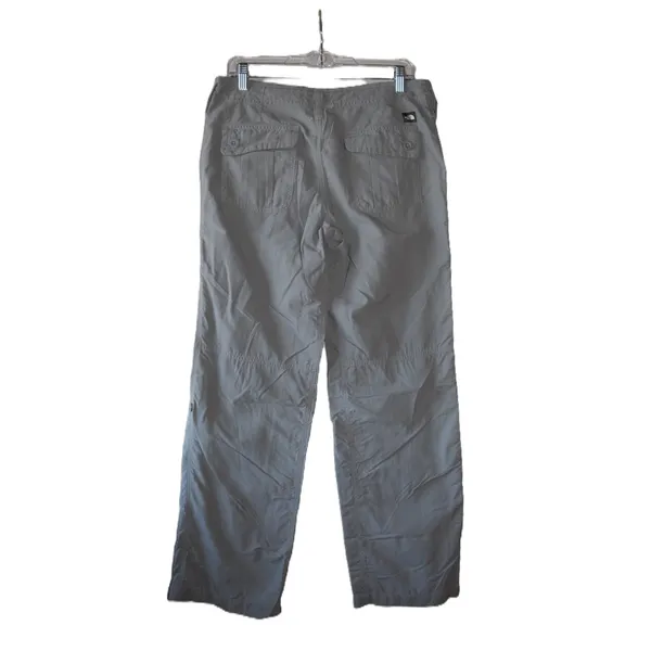 The North Face Hiking Pants Womens 8 Gray Excellent Convertible Roll Up Utility - Image 7