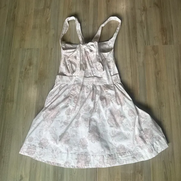Free People Meet Me In Maui Printed Mini Dress Floral White Pink Size Medium - Image 4