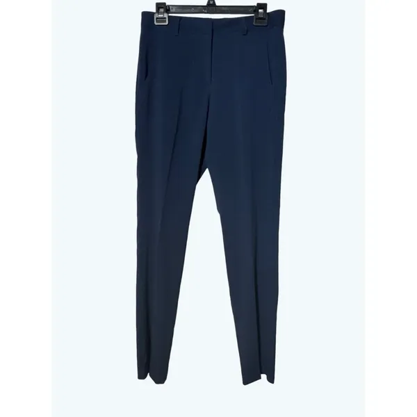 Elie Tahari Blue Trousers Women's 30" Waist Approx 6-8 Classic Dress Pants - Image 3