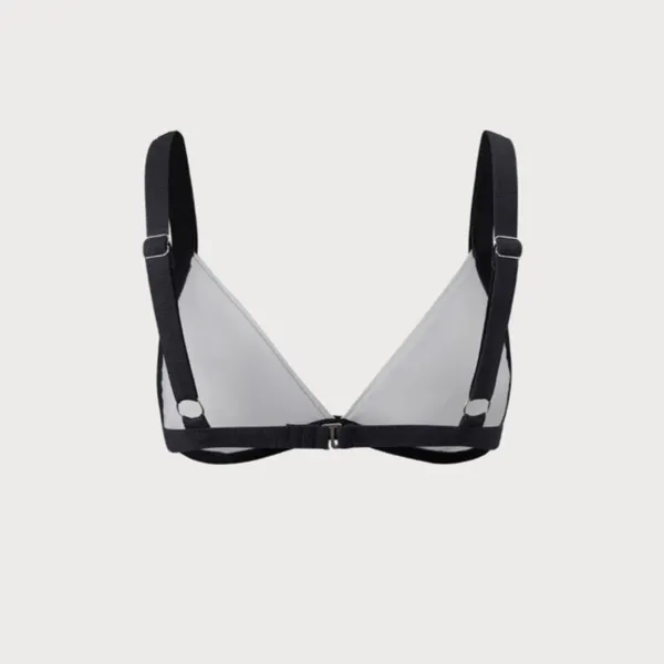 BERLOOK White Contrast Trim Triangle Bikini Top AND BOTTOM 55 - Image 8