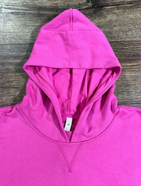 NWOT Lululemon All Yours Cropped Hoodie in Sonic Pink - Image 5
