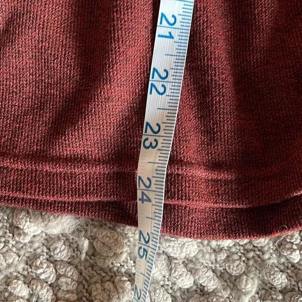 Lee Authentic Styling Cowl-neck Sweater. Size XL‎ Terracotta. NWT. - Image 6