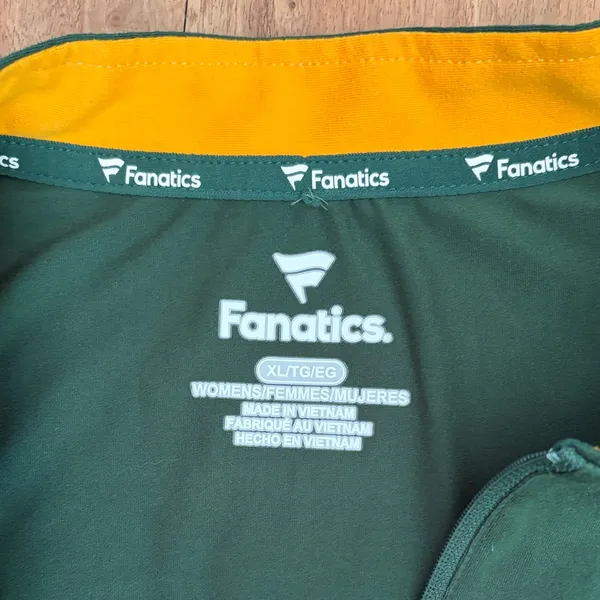 Women’s XL Green Bay Packers Long Sleeve Shirt Fanatics - Image 3